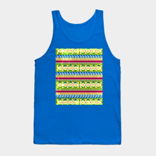 African Unicorn pattern Tank Top